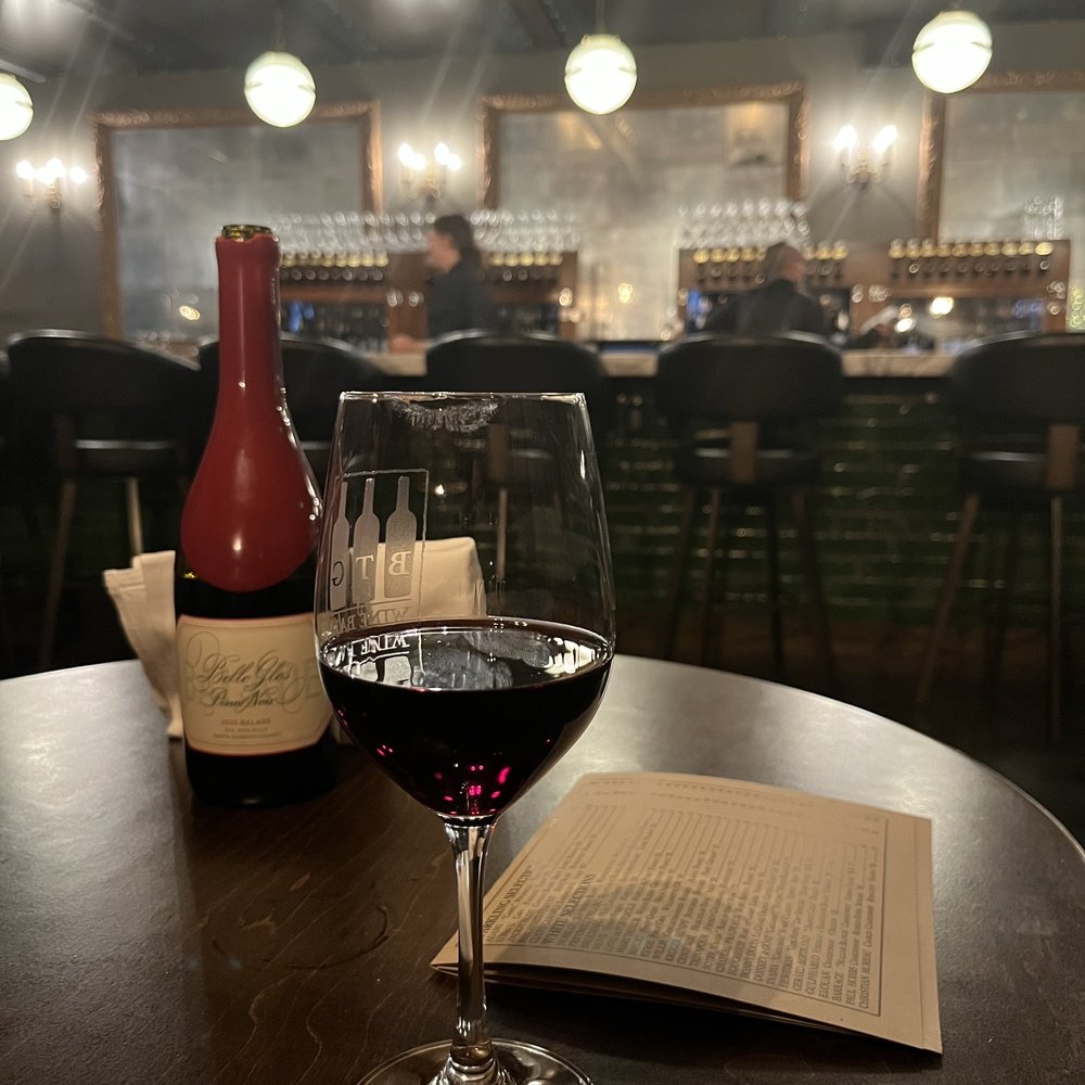 BTG Wine Bar's elegant interior