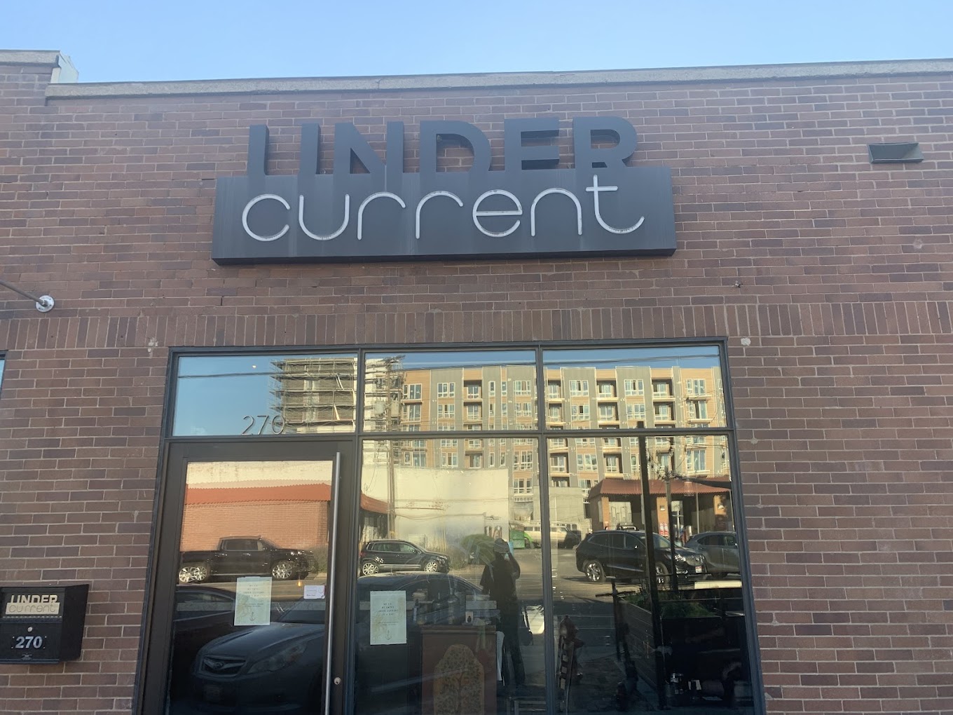 Under Current Bar & Kitchen's sophisticated atmosphere